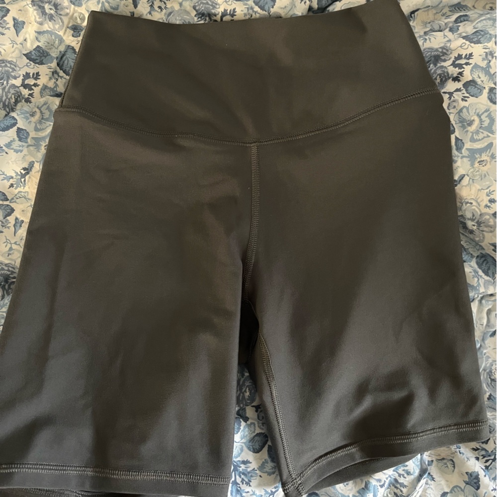 Abercrombie YPB athletic biker shorts dark grey size small
